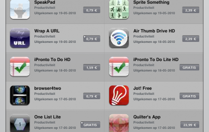 Nederlandse App Store (af En Toe) Beschikbaar Op De IPad