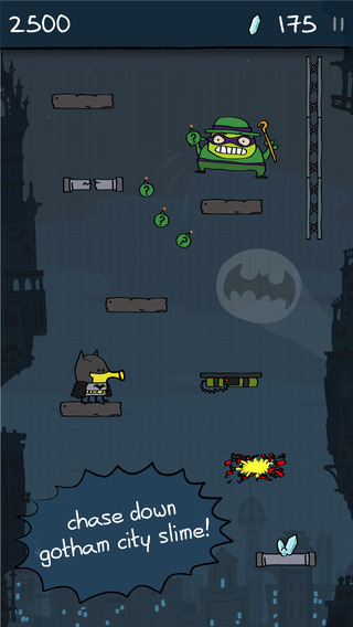 Doodle Jump is terug op iPhone en iPad... als Batman