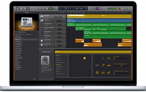 garageband 10.1 change pitch