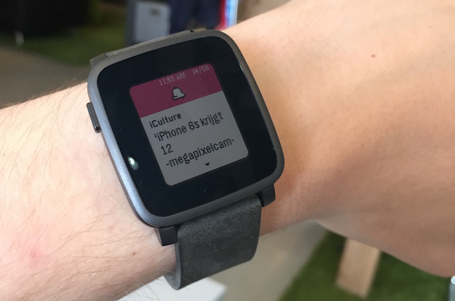 Pebble Time Steel Review Smartwatch Alternatief Apple Watch