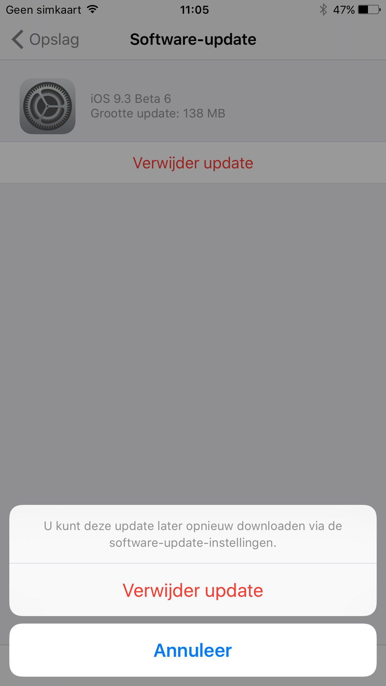 Iphone opslag verwijderen