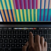 Apple keyboard with touch id