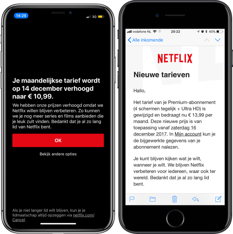 Netflix Verhoogt Prijzen, Ook Voor Bestaande Abonnees