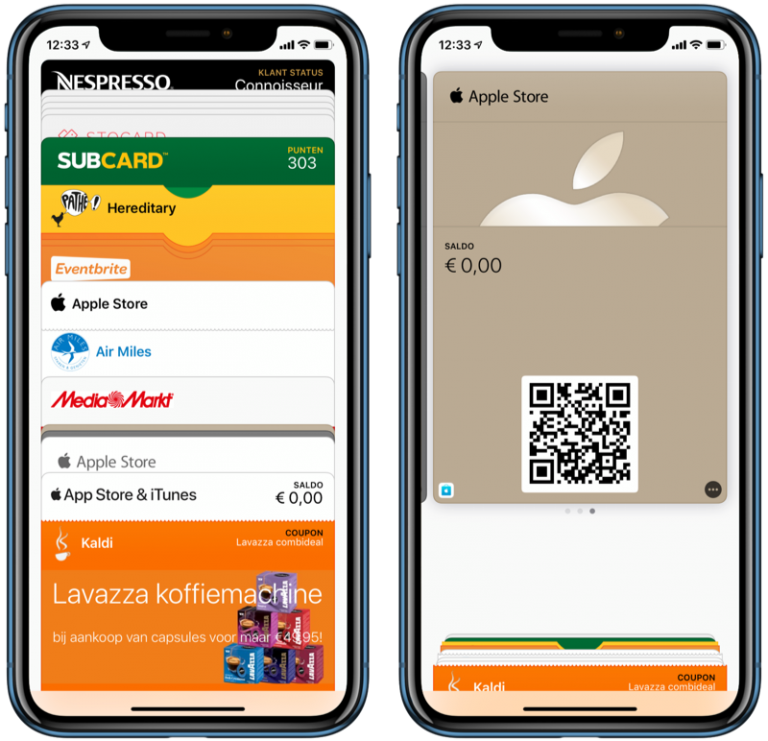 Карта в apple wallet