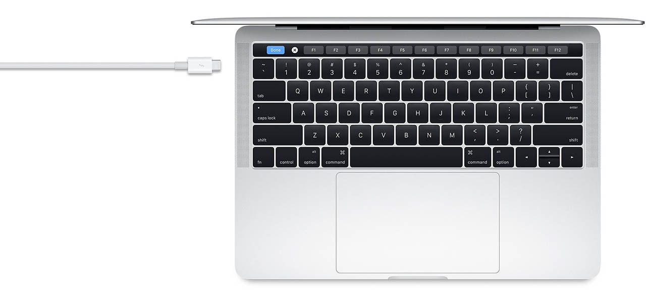 Apple MacBook met Thunderbolt poort